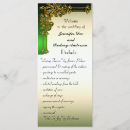 Tarjeta para rack del programa Black Gold y Green 