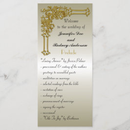 Tarjeta para rack del programa de bodas