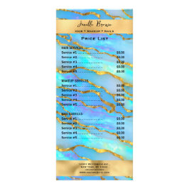 Tarjeta para rack Gold y Opal Stone Services
