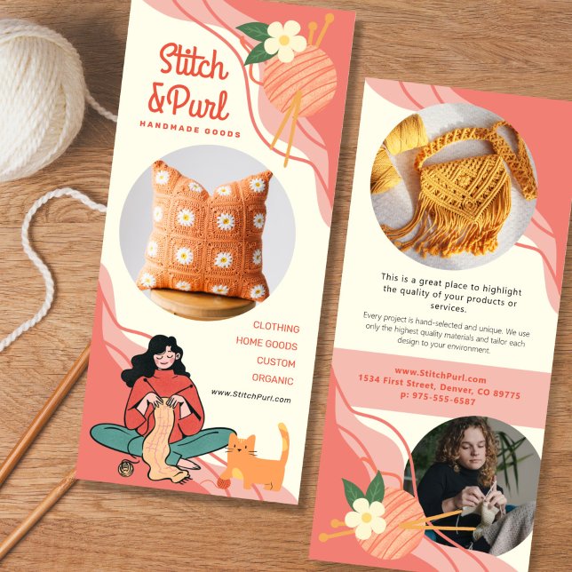 Tarjeta para rack Knitling Business Marketing (Subido por el creador)
