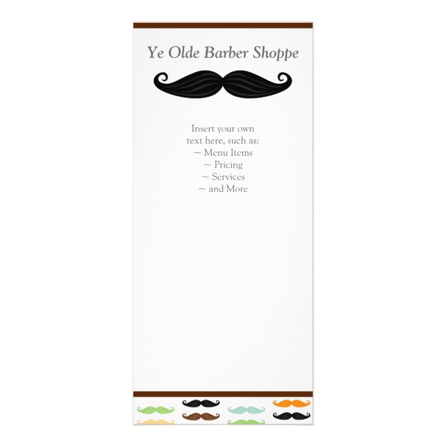 Tarjeta para rack Mustache (Frente)