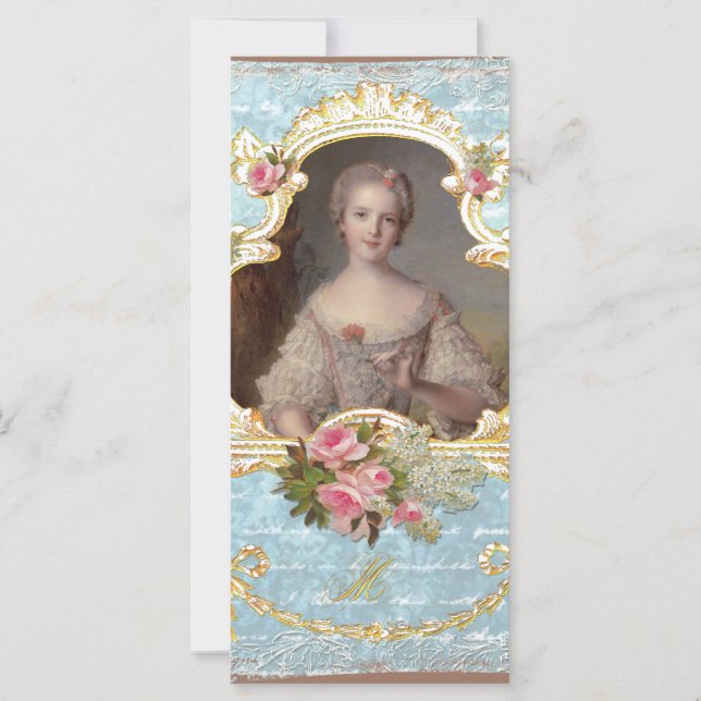 Tarjeta para rack para jóvenes Marie Antoinette n  (Anverso)