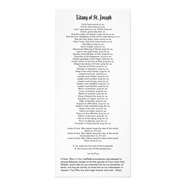 Tarjeta para rack St. Joseph (detalle; DT 01) con  (Atrás)