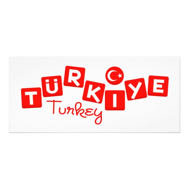 Tarjeta para rack TURKEY - personalizar (Frente)