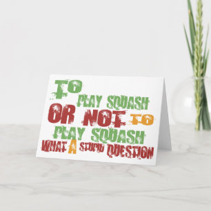 Tarjeta Para Reproducir Squash