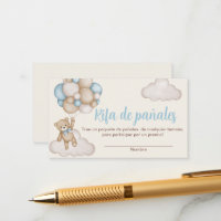 Tarjeta para Rifa de Españales