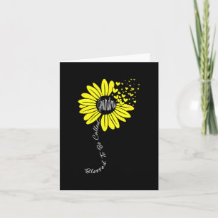 Tarjeta Para ser llamada abuela día de las madres girasol 