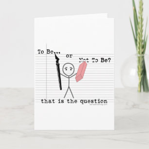 Tarjeta Para ser o no ser