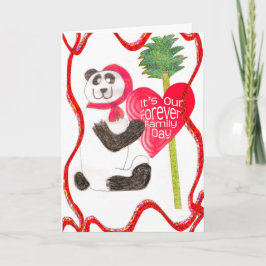 Tarjeta Para siempre día de la familia - China