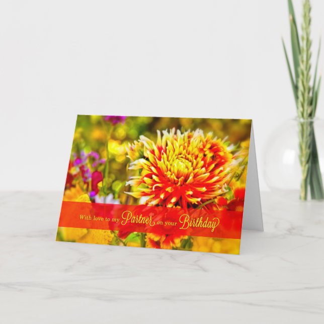 Tarjeta Para Socio de la Vida Nacimiento de Flor Silvestre (Anverso)