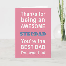 Tarjeta para Stepdad