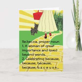 Tarjeta Para su tarjeta/cambio de nombre personalizado