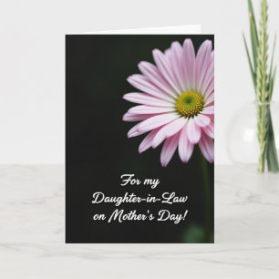 Tarjeta para Suegra Floración Rayada