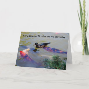 Tarjeta Para un hermano especial en su cumpleaños