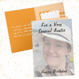 Tarjeta Para un naranja fotográfico muy especial