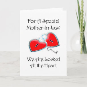 Tarjeta Para un poema especial de una madre en derecho con