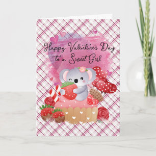 Tarjeta Para una niña dulce