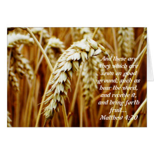 Tarjeta Parable de Sower Blank