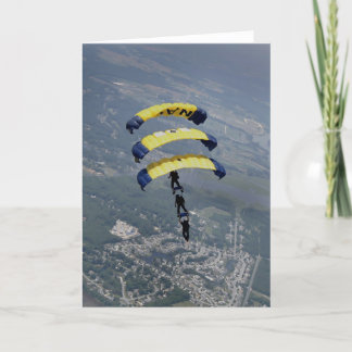 Tarjeta Paracaídas de Skydiving