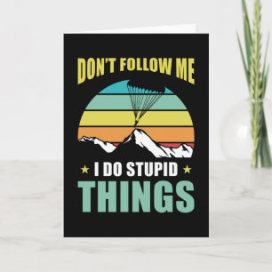 Tarjeta Paracaídas paracaidista