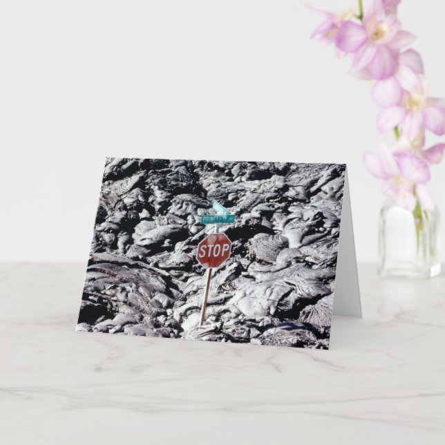 Tarjeta Parada de lava, Hawai'i - (Orquídea)