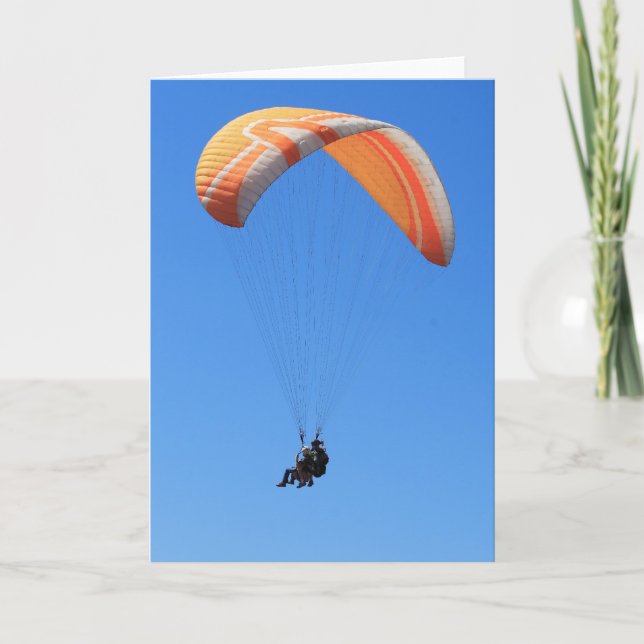 Tarjeta paragliding (Anverso)