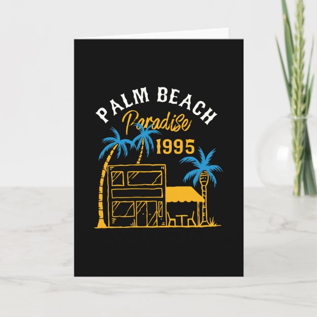 Tarjeta Paraíso de Palm Beach (Anverso)