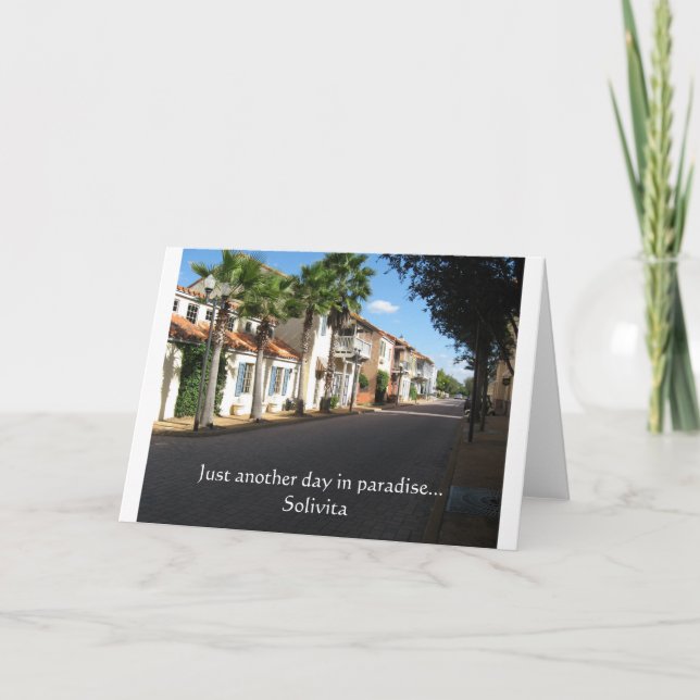 Tarjeta Paraíso de Solivita… (Anverso)
