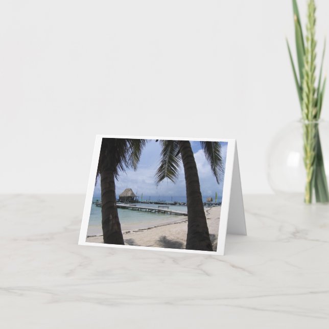 Tarjeta Paraíso en Belice (Anverso)