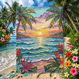 Tarjeta Paraíso Tropical | Pensando en Ti