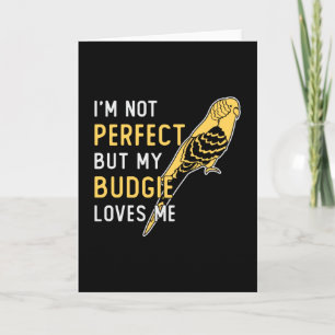 Tarjeta Parakeet Lover My Budgie Me Ama Mascota Budgerigar