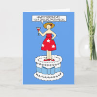 Paramédico Cumpleaños Feliz Dibujo Animado Señora