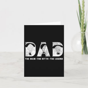 Tarjeta Paramotoring Papá El Hombre El Mito La Leyenda Pad