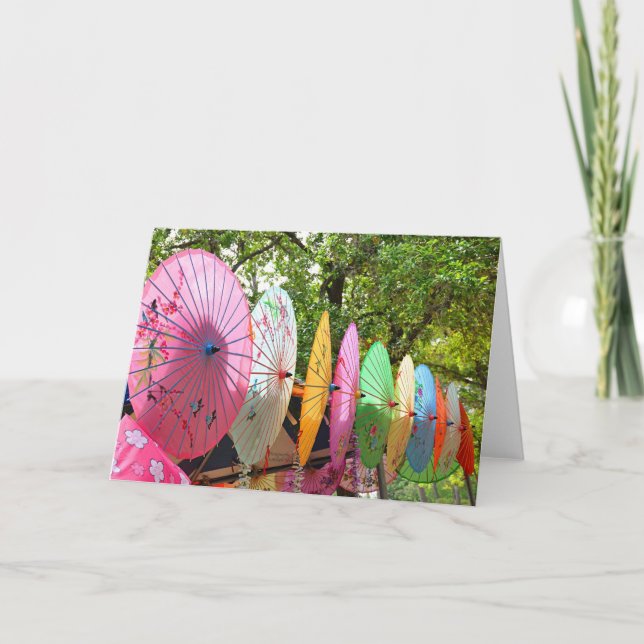 Tarjeta Parasol Notecard (Anverso)