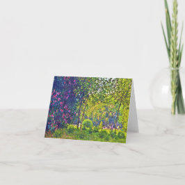 Tarjeta Parc Monceau Claude Monet