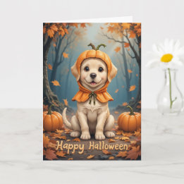 Tarjeta Parche de calabaza Puppy Cutension Sobrecarga Hall