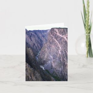 Tarjeta Pared pintada, cañón negro de cañón