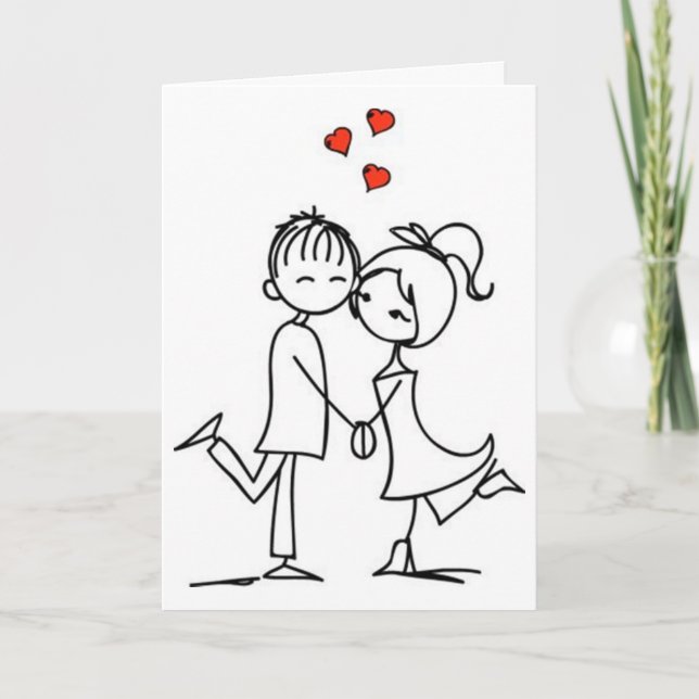 TARJETA ***PAREJA ADICTA*** ANIVERSARIO (Anverso)