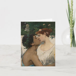 Tarjeta Pareja Besándose
