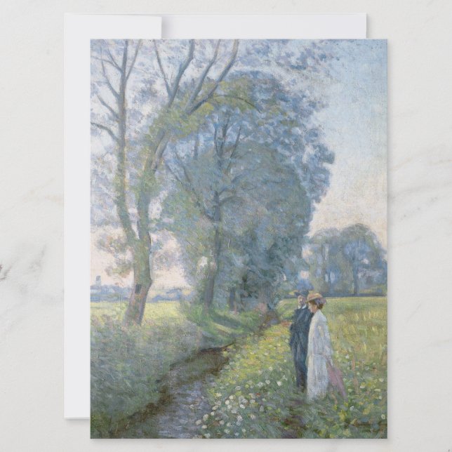 Tarjeta Pareja comprometida (Boda y matrimonio) (compromis (Anverso)