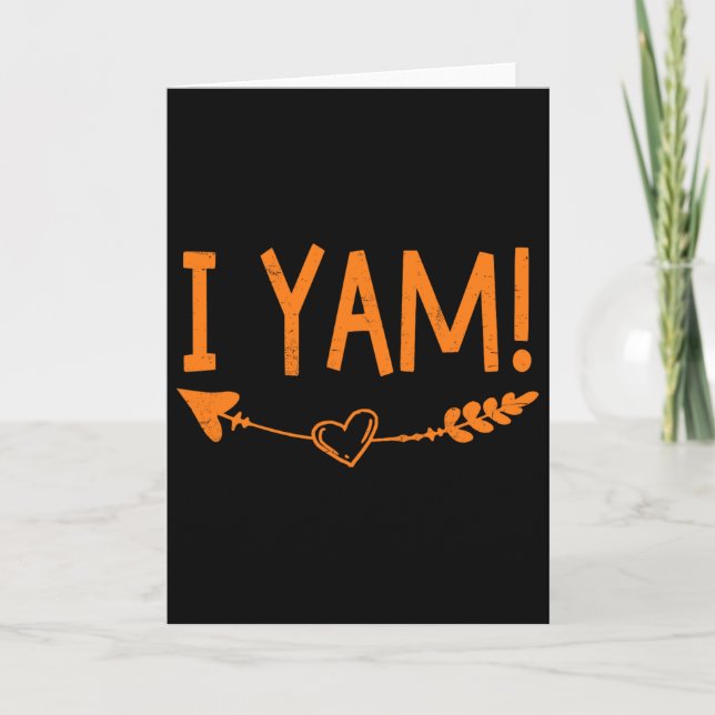 Tarjeta Pareja de acción de gracias que combina ella es mi (Anverso)