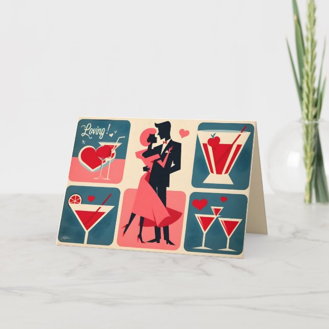 Tarjeta Pareja de baile de mediados de siglo de San Valent (Anverso)