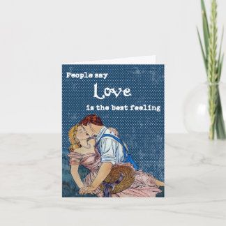 Tarjeta Pareja de besos - diseño a petición