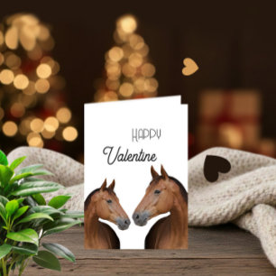 Tarjeta Pareja de caballos