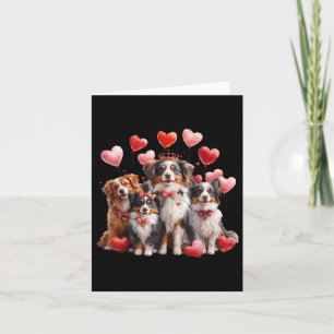 Tarjeta Pareja de Día de San Valentín del Corazón Pastor A