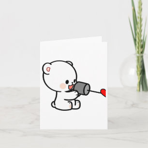 Tarjeta Pareja de Milk Mocha Diseño de San Valentín 1