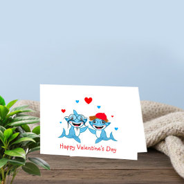 Tarjeta Pareja de tiburones