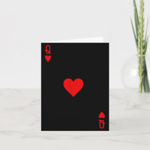 Tarjeta Pareja Romántica Beso Reina De Corazones Ker Jugan