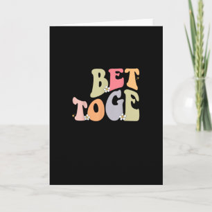 Tarjeta Parejas a juego estilo mejor juntos