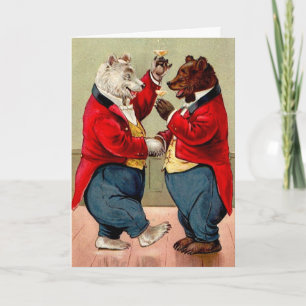 Tarjeta Parejas Aniversario Vintage